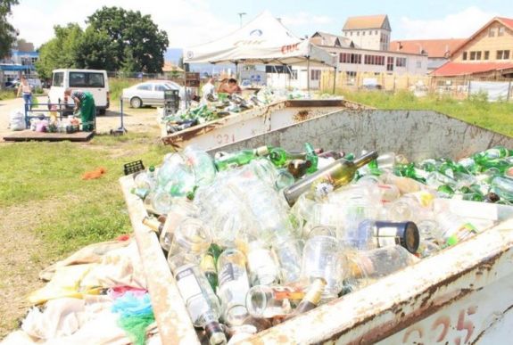 Újrahasznosítás: 46 tonna üveget gyűjtöttek össze Csíkszeredában