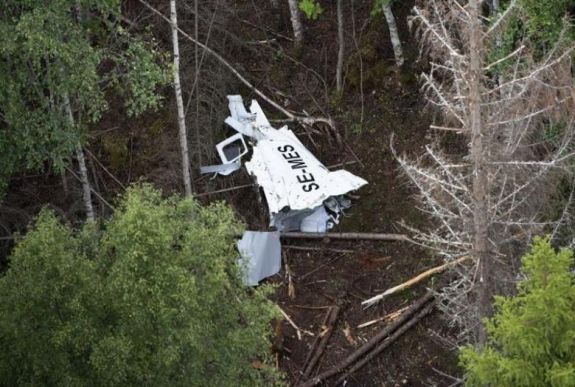 Lezuhant egy repülőgép Svédországban: kilenc halott