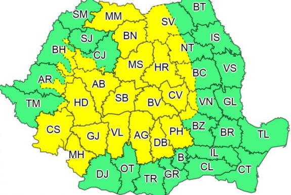 Időjárás: szinte egész Erdélyre lecsap a vihar