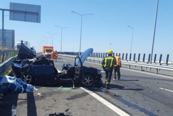 Arad megye: heten sérültek meg az autópályán történt balesetben