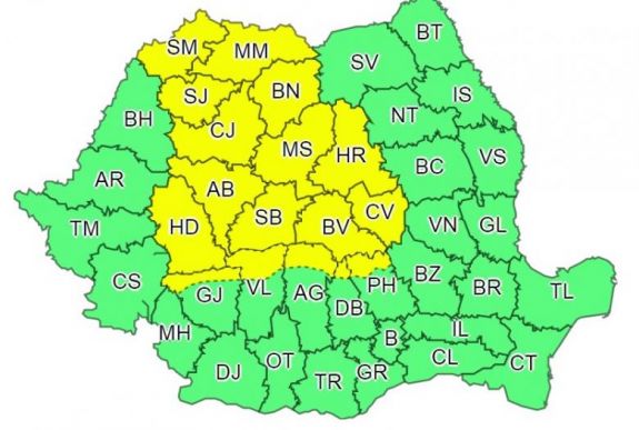 Heves viharok követik a kánikulát az erdélyi megyékben