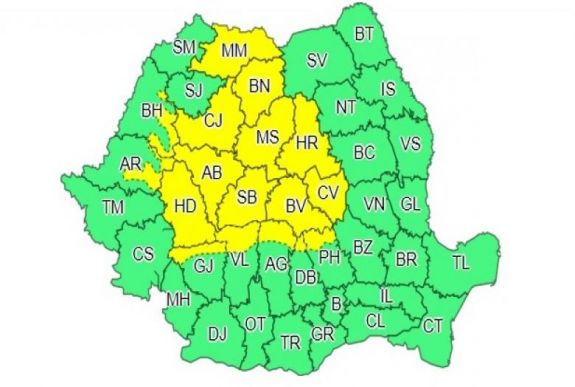 Időjárás: ismét viharok söpörnek végig Erdélyen