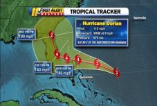 Az elmúlt 30 év legerősebb hurrikánja lehet a Florida felé közelítő Dorian