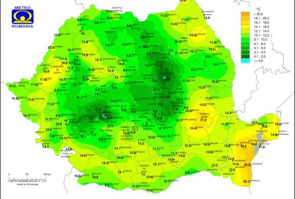 Fagy volt péntek hajnalban Csíkszeredában