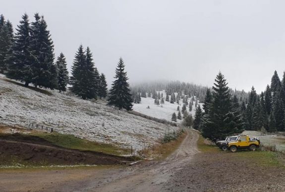 FRISSÍTVE - Keddig marad a hideg idő: havazott Hargita megyében is