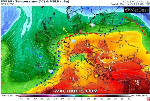 Indián nyár Romániában: szokatlan meleg lesz a következő napokban