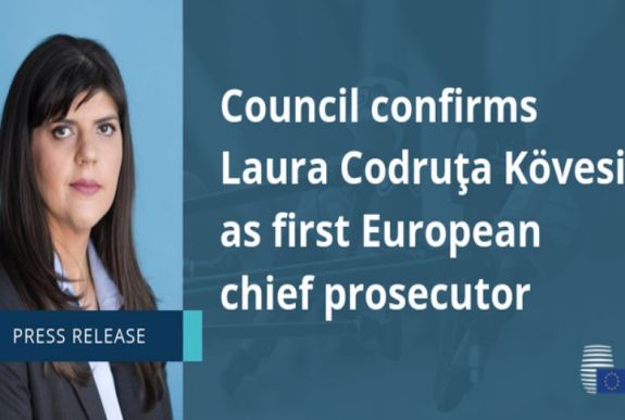 Hivatalosan is megerősítették Laura Codruta Kövesi kinevezését az Európai Ügyészség élére