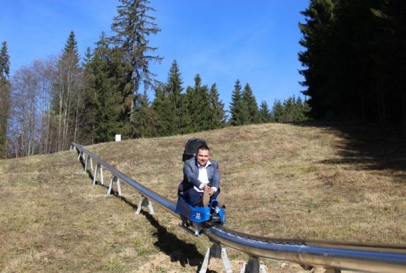 Nyári bobpályát avattak Borszéken