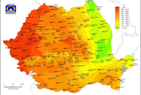 Döbbenet: 30,6 fok is volt csütörtökön Romániában