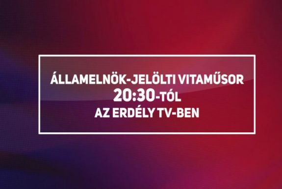 Rendkívüli választási vitaműsor csütörtökön az Erdély TV-ben