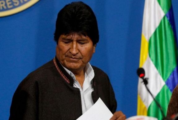 Lemondott Evo Morales bolíviai elnök