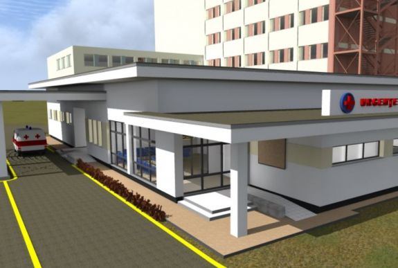 Új sürgősség épül a sepsiszentgyörgyi kórházban