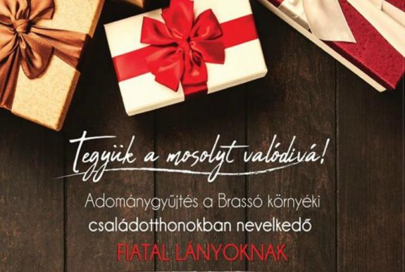 Tegyük a mosolyt valódivá! Brassó környéki fiatal lányoknak gyűjtenek adományt