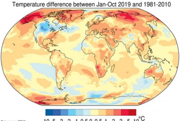 Az elmúlt tíz év lehet a Föld eddigi legmelegebb évtizede