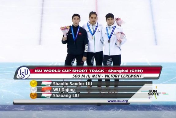 Rövidpályás gyorskorcsolya vk - Liu Shaolin újabb győzelme 500 méteren