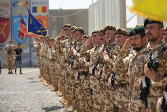 Áthelyezték egy másik NATO-bázisra az Irakban szolgáló román katonákat