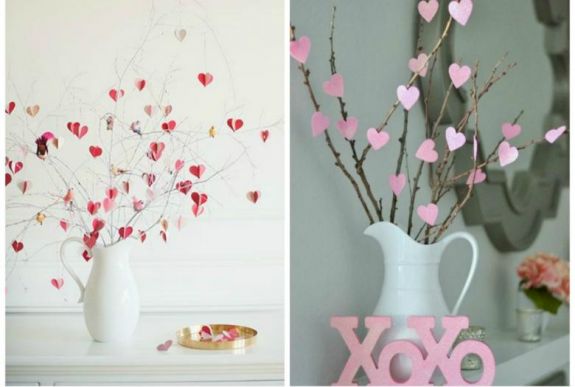 Négy ötlet Valentin-napi dekorációra