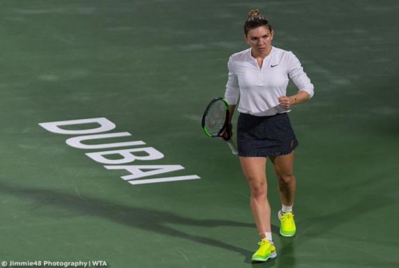 Az első helyen kiemelt Simona Halep a nyolcaddöntőben kezd a dubaji WTA-tornán