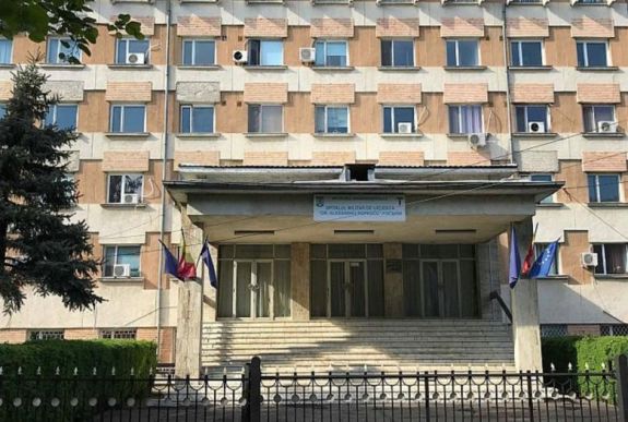 Bezárták és fertőtlenítik a Focşani-i Katonai Kórházat is