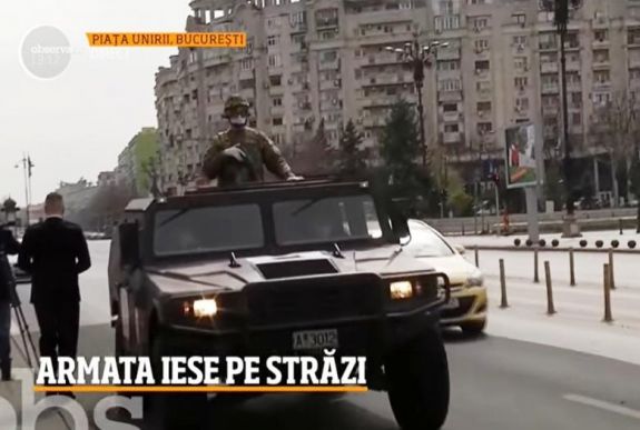 Kijárási tilalom: a katonaság is megjelent az utcákon