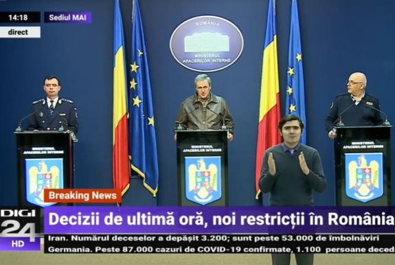 Koronavírus: újabb rendkívüli intézkedéseket jelentettek be a román hatóságok