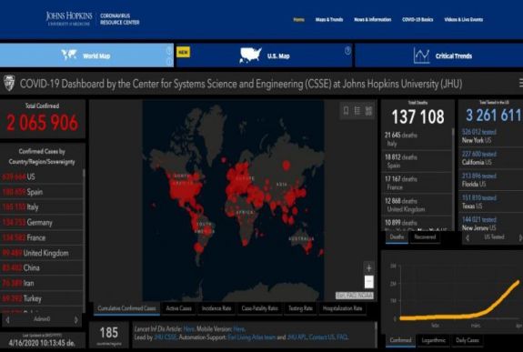 Koronavírus: meghaladta a kétmilliót a regisztrált fertőzöttek száma a világban