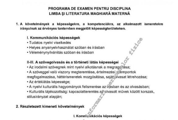 Megjelent a rendelet a záróvizsgákon számonkérésre kerülő tananyagról