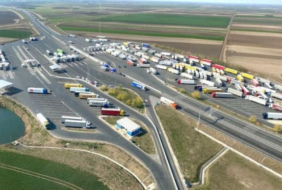 Nagyot csökkent a közúti teherforgalom Európában