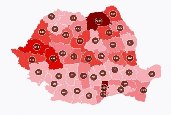 Újra Hargita megyében van a legkevesebb igazolt koronavírus-fertőzés