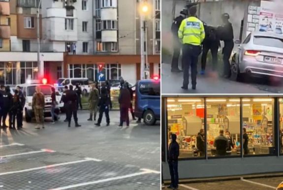 Csatatérré változott egy szupermarket Nagybányán két bűnbanda összecsapásakor