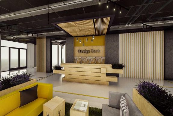 Épül a Design Bank közösségi tér, coworking space Sepsiszentgyörgyön