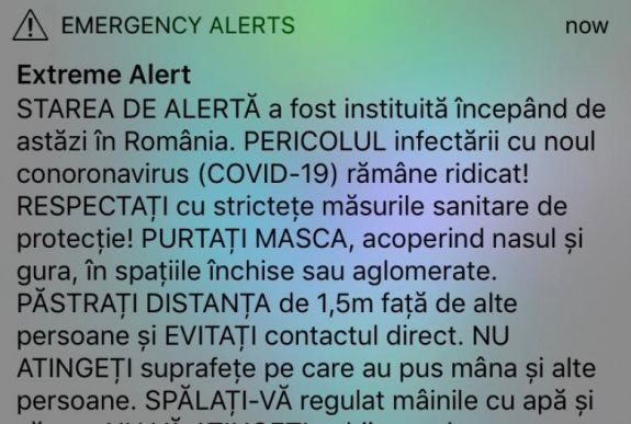 A Ro-Alert is jelezte, hogy péntektől vészhelyzet van Romániában