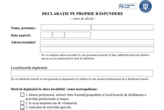 Máris módosult a település elhagyásához szükséges nyilatkozat formanyomtatványa