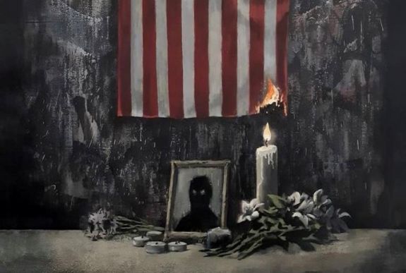 Bansky-t is megihlették az amerikai tüntetések 