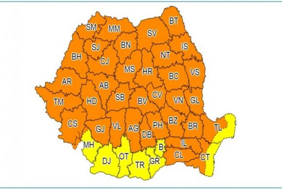 Meghosszabbították a másodfokú, felhőszakadásra és viharos szélre vonatkozó riasztást