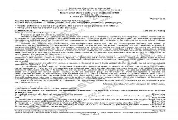 FRISSÍTVE - Érettségi: közzétették a román tételsorok javítási útmutatóját