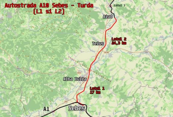 Földcsuszamlás nehezíti a Szászsebes-Torda autópályaszakasz építését