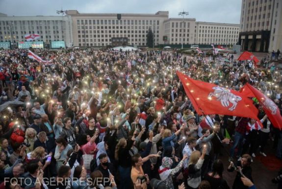 Több mint ötven embert vett őrizetbe a rendőrség Fehéroroszországban