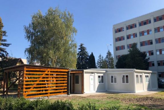 Moduláris sürgősségi épülettel bővült a sepsiszentgyörgyi kórház