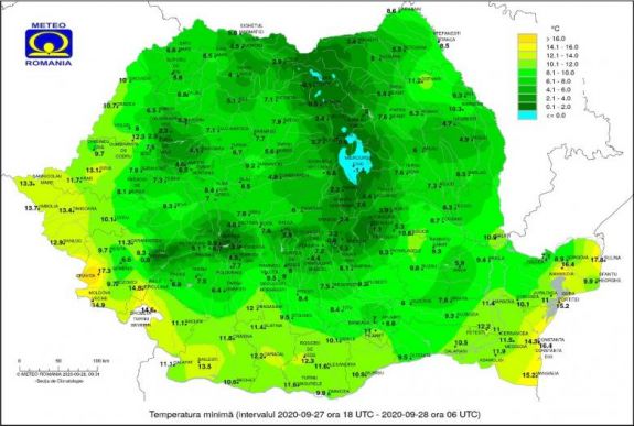 Ismét Csíkszeredában volt reggel a leghidegebb