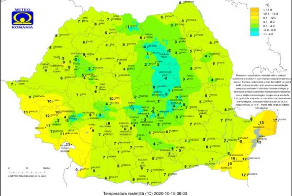 Az ősz leghidegebb reggele virradt Csíkszeredára