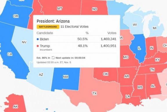 Amerikai elnökválasztás: akár Trump javára is fordulhat az eredmény Arizonában