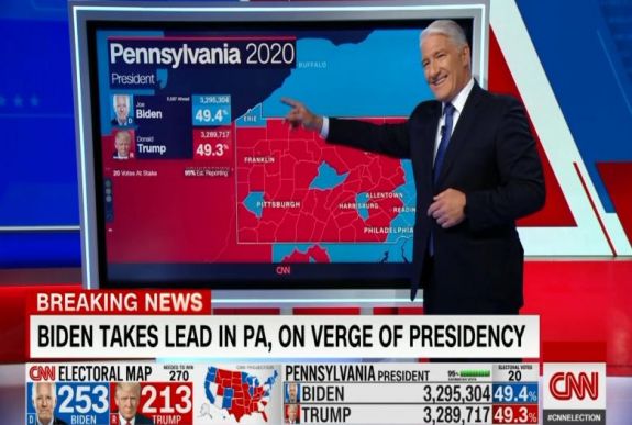 FRISSÍTVE - Órák kérdése, hogy győztest hirdessenek az amerikai elnökválasztáson