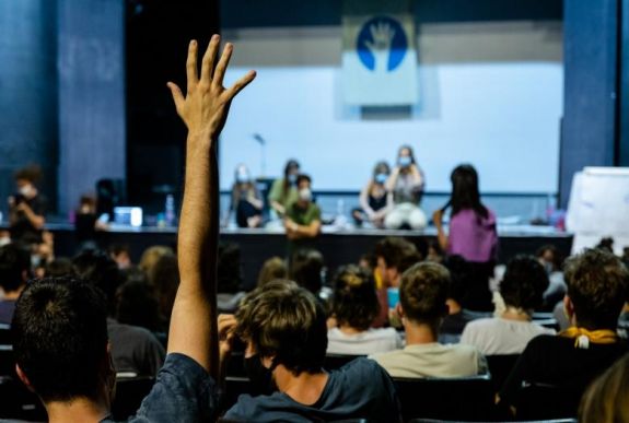 SZFE: vitakultúrát tanult egyetemfoglalás közben a Marosvásárhelyről áthallgató Kelemen Roland