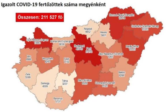 Koronavírus: továbbra is rekordokat dönt a betegség Magyarországon 