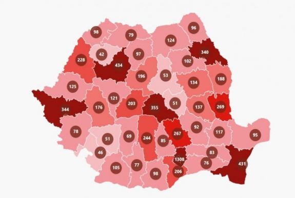 Koronavírus Hargita megyében: 1,1 ezrelék a fertőzési ráta
