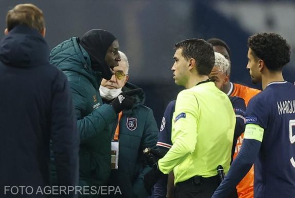 Botrányba fulladt a párizsi BL-mérkőzés a rasszizmussal vádolt román bíró megjegyzése miatt