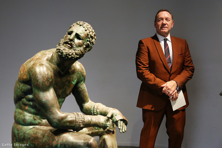 Kevin Spacey a "The Boxer - La nostalgia del poeta" című eseményen a Palazzo Massimo alle Terme-ben, Rómában 2019. augusztus 2-án | Fotó: Getty Images