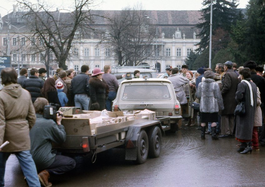 Az első segélyszállítmányok befutottak Kolozsvárra | Fotó: Septimiu Bizo