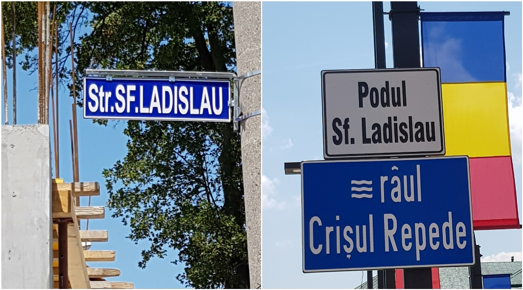 Képtalálat a következőre: „magyar utcanévtáblák Nagyváradon”
